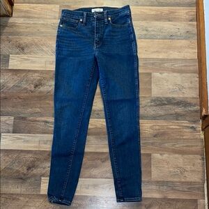 Women's Madewell High Rise Skinny Jeans size 28T
